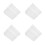 12Pcs Durable Clear Plastic Pencil Boxes with Double Layer Design 6