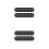4Pcs Black Silicone Cable Organizer Cord Holder for Desktop Charging 4