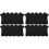 20Pcs Non-Woven Black Disposable Massage Bed Sheets for Spa Use 4