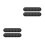 4Pcs Black Silicone Cable Organizer Cord Holder for Desktop Charging 5
