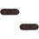 2Pcs Dark Brown Maple Finger Skateboard Decks DIY Replacement Wooden 8