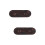 2Pcs Dark Brown Maple Finger Skateboard Decks DIY Replacement Wooden 9