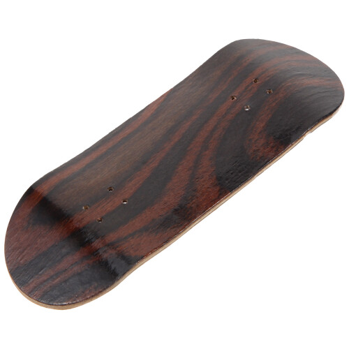 2Pcs Dark Brown Maple Finger Skateboard Decks DIY Replacement Wooden 1
