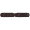2Pcs Dark Brown Maple Finger Skateboard Decks DIY Replacement Wooden 4