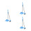 3Sets Realistic Mini House Broom Decor Pla for Miniatures 10