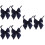 6Pcs Navy Graduation Bowtie Adjustable Strap Durable Suit Accessories 7