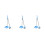 3Sets Realistic Mini House Broom Decor Pla for Miniatures 7