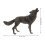 3Pcs Dark Brown Plastic Wolf Figurines for Kids Durable Wildlife Decor 6