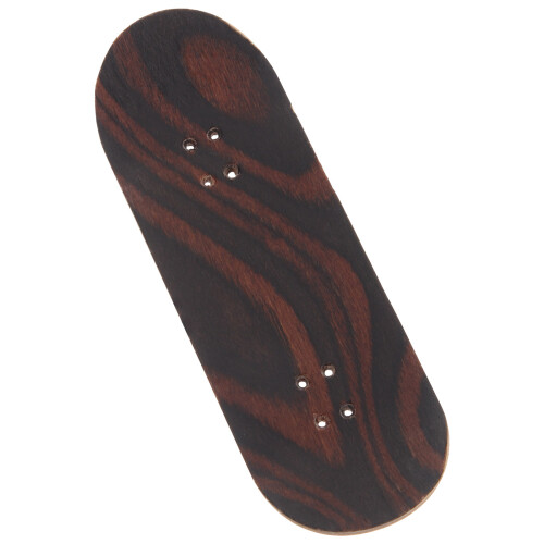 2Pcs Dark Brown Maple Finger Skateboard Decks DIY Replacement Wooden 2