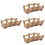 4Pcs Creative Resin Mini Garden Bridge Decor Light Brown for Home 6