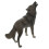 3Pcs Dark Brown Plastic Wolf Figurines for Kids Durable Wildlife Decor 2