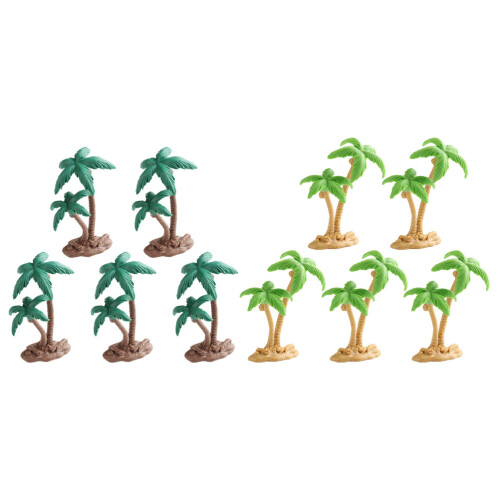 30Pcs Small Artificial Plastic Trees for Miniature Model Train Scenery
