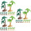 30Pcs Small Artificial Plastic Trees for Miniature Model Train Scenery 9