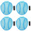4Pcs Durable Hard Hat Sweatband Liners Cooling Pads for Safety 5