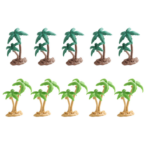 30Pcs Small Artificial Plastic Trees for Miniature Model Train Scenery 2