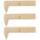 3Pcs Golden Copper Vernier Caliper Multi-Function Measuring Tool 10