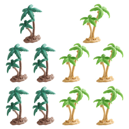 30Pcs Small Artificial Plastic Trees for Miniature Model Train Scenery 1