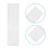 10Pcs Transparent Toy Car Display Cabinet Plastic Organizer Shelf 11