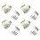 4Pcs White Lamp Holder Adapter Screw Base Light Socket Converter 8