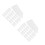100Pcs Clear Cutter Tip Protection Covers Anti-Scratch Plastic Sleeves 5