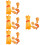 20Pcs Lifelike Fried Snack Model Fake Food Display Accessory Assorted 9
