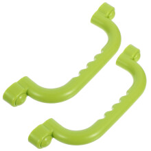 2Pairs Non Slip Kids Swing Handle Green Sturdy Plastic Playground Grip