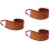 3Pcs Brown Reusable Back Applicator for Lotion, Sunscreen, and Oils 6
