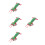 4Pcs Realistic Green Plastic Shrimp Figures for Children Learning Play 10