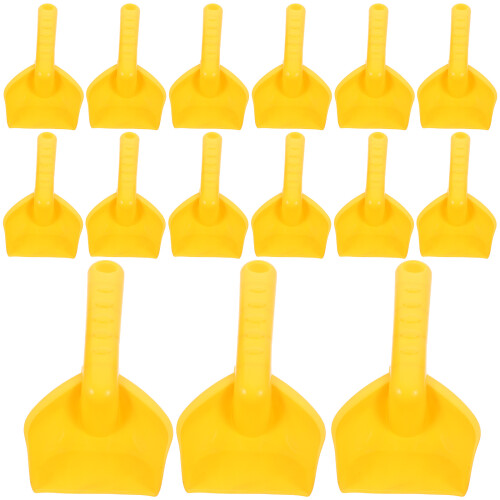 80Pcs Bright Yellow Sand Digging for Outdoor Beach Play