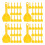80Pcs Bright Yellow Sand Digging for Outdoor Beach Play 8