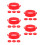20Pcs Easy-Use Plastic Safety Cone Connectors for Traffic Management 6