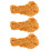 9Pcs Simulation Drumstick Photo Props Orange PVC Artificial Food Decor 2