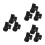 9Pcs Strong Grip Microphone Clip Holder Black Plastic for Mic Stands 4