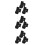 9Pcs Strong Grip Microphone Clip Holder Black Plastic for Mic Stands 7
