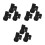 9Pcs Strong Grip Microphone Clip Holder Black Plastic for Mic Stands 10