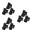 9Pcs Strong Grip Microphone Clip Holder Black Plastic for Mic Stands 6