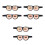 6Pcs Adjustable Sleeping Masks for Women Soft Light Blocking Eye Cover 6
