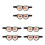 6Pcs Adjustable Sleeping Masks for Women Soft Light Blocking Eye Cover 4