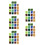 90Pcs Pre-Cut Latch Hook Yarns Durable Acrylic Assorted Colors for DIY 7