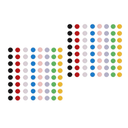 160Pcs Kids Counting Balls Assorted Color Plastic Marbles for Games 2