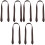 6Pcs Brown Wrist Strap for Bag Comfortable Tote Bag Handle Set 3