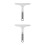 2Pcs All-Purpose Plastic Shower Squeegee for Glass and Window Cleaning 6