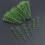 200Pcs Plastic Bamboo Trees Model Green for Sand Table and Landscape 8