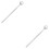 2Pcs Silver Mouth Stainless Steel Tool for Home Use 6