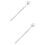 2Pcs Silver Mouth Stainless Steel Tool for Home Use 7