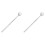 2Pcs Silver Mouth Stainless Steel Tool for Home Use 2