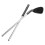 3Pcs Portable Black Golf Putter Tool Kids Training Outdoor Set 2