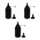 3Sets Plastic Refill Bottles with Lids for Storage 6