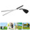 3Pcs Portable Black Golf Putter Tool Kids Training Outdoor Set 11