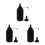 3Sets Plastic Refill Bottles with Lids for Storage 4